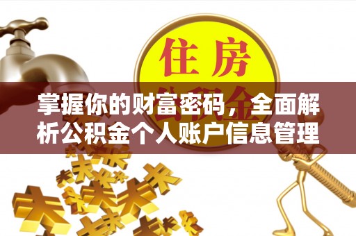 线上掌握你的财富密码，全面解析公积金个人账户信息管理与优化