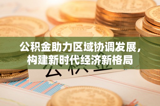 线上公积金助力区域协调发展，构建新时代经济新格局