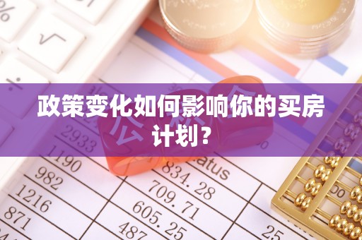 线上政策变化如何影响你的买房计划？