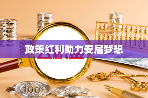 线上政策红利助力安居梦想